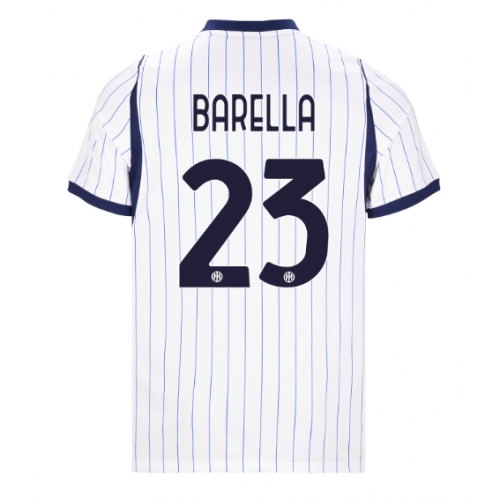 Billige Fotballdrakt Inter Milan Nicolo Barella #23 Replika Bortedrakt 2026-27 Kortermet Billige Fotballdrakt Inter Milan Nicolo Barella #23 Replika Bortedrakt 2026-27 Kortermet